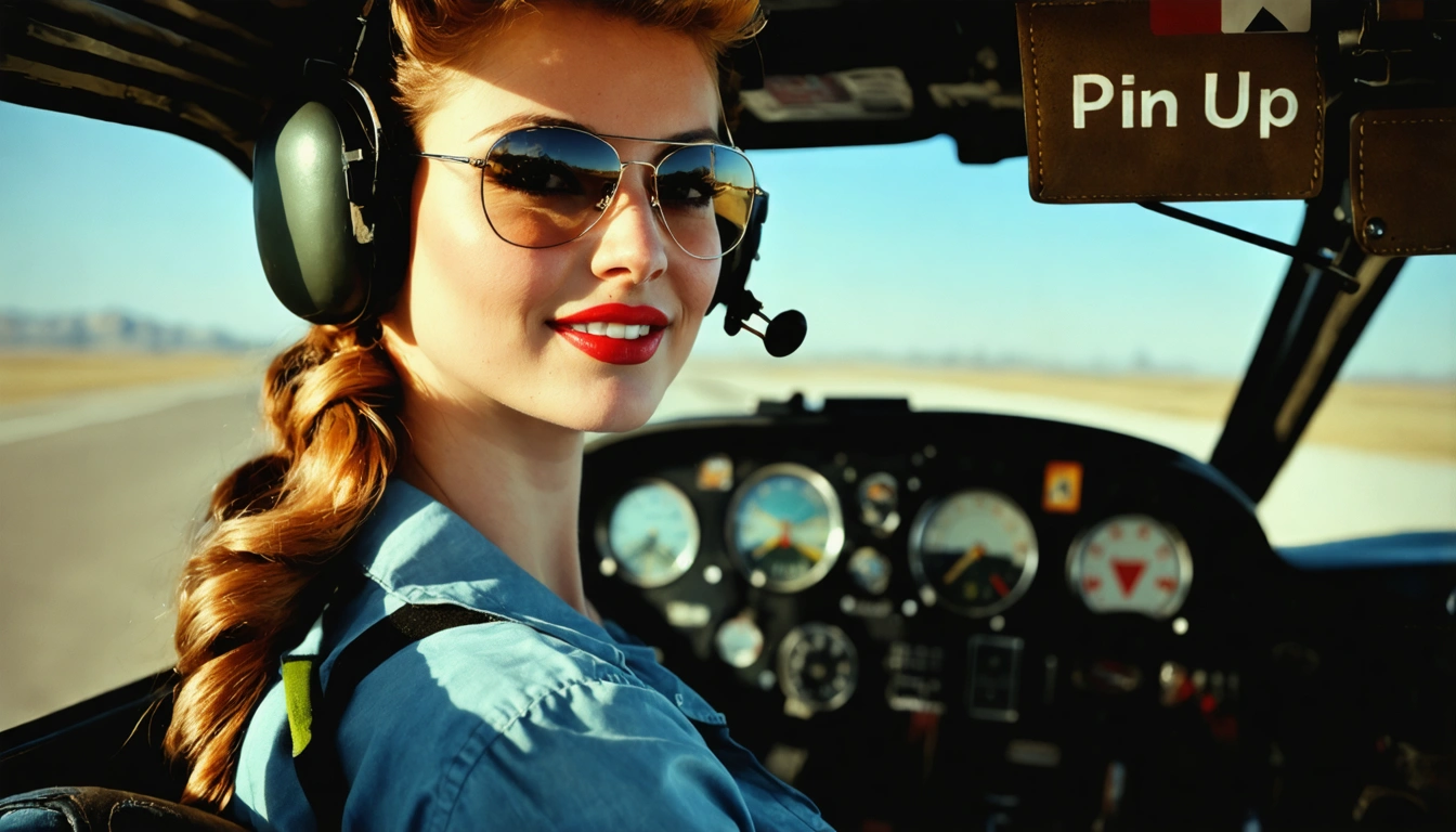 aviator Pin Up