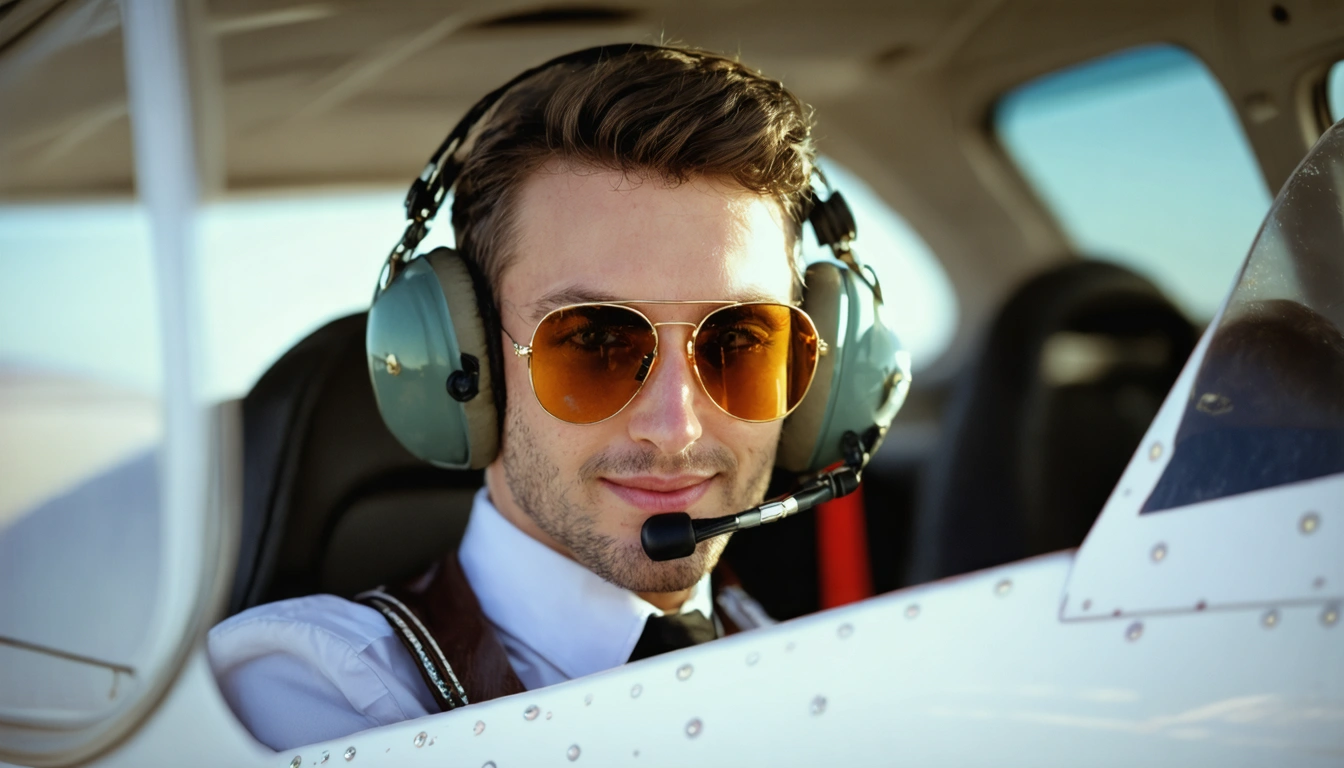 aviator Pin Up